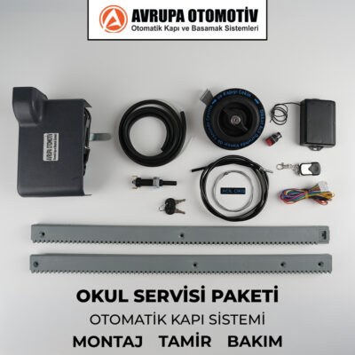 Okul Servisi Otomatik Kapı Montaj Paketi
