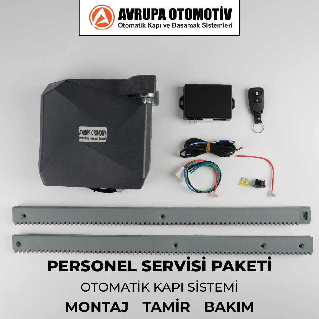 Personel Servisi Otomatik Kapı Montaj Paketi